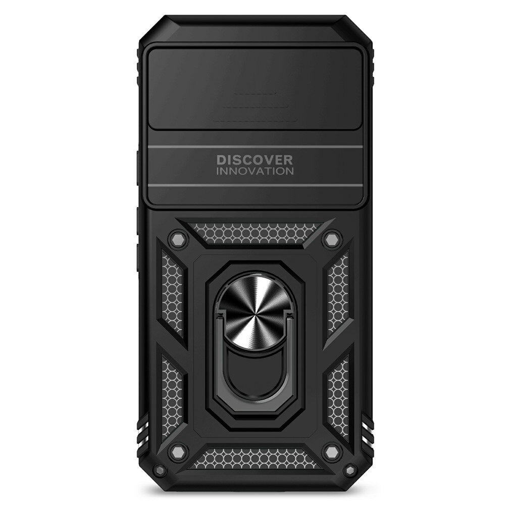 Hybridcover Ring + Kamerabeskyttelse Google Pixel 9a Sort