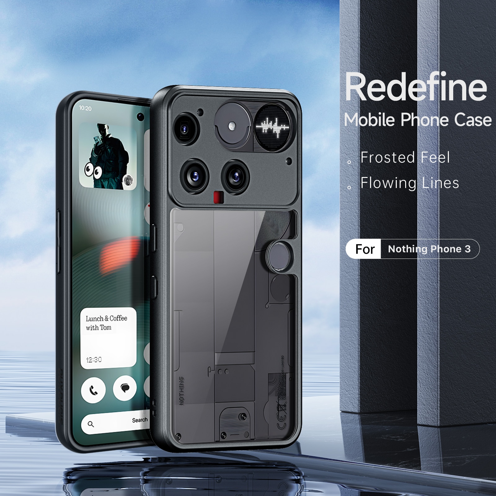 Aimo Series Cover Nothing Phone 3 gennemsigtig