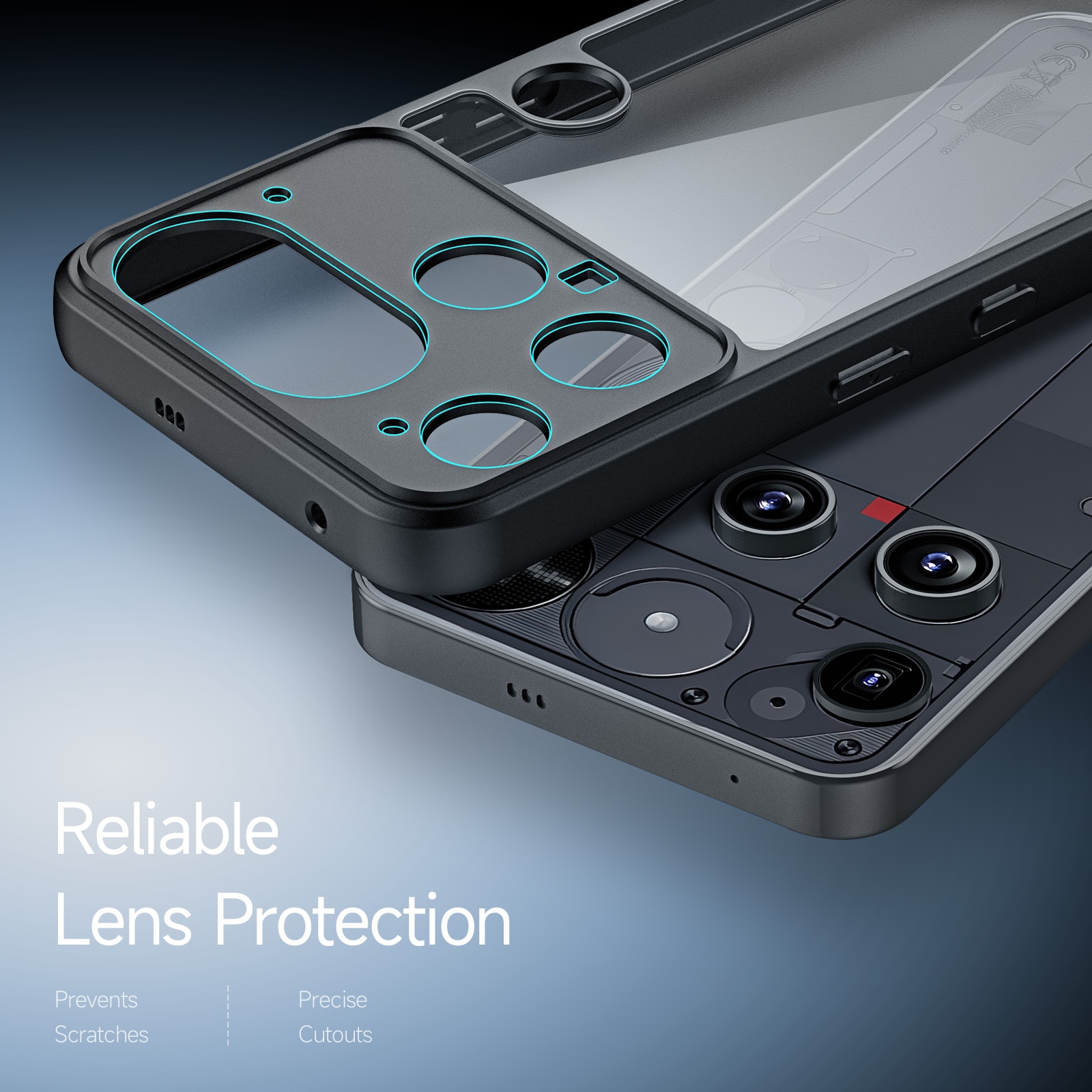 Aimo Series Cover Nothing Phone 3 gennemsigtig