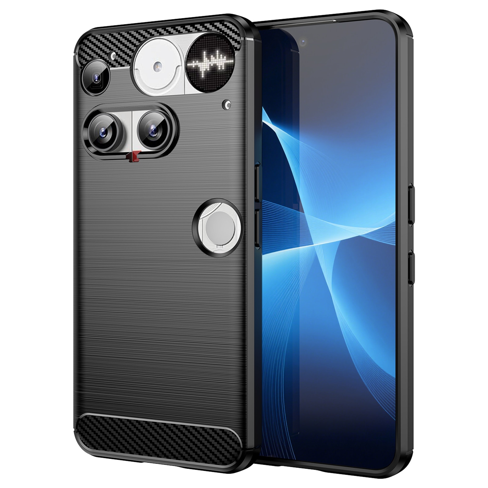 Nothing Phone 3 Cover TPU Brushed Sort