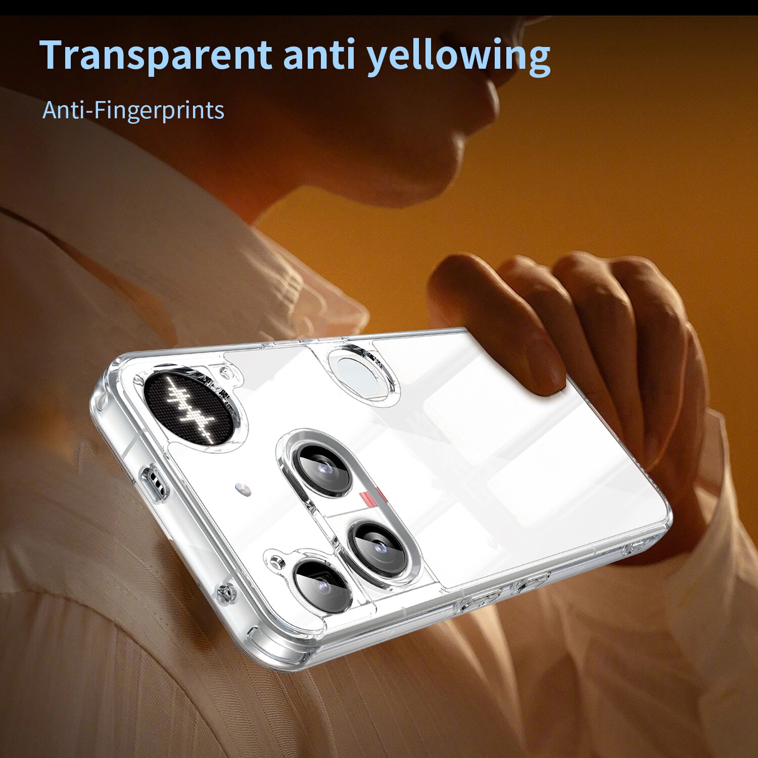 Hybridcover Nothing Phone 3 Gennemsigtig