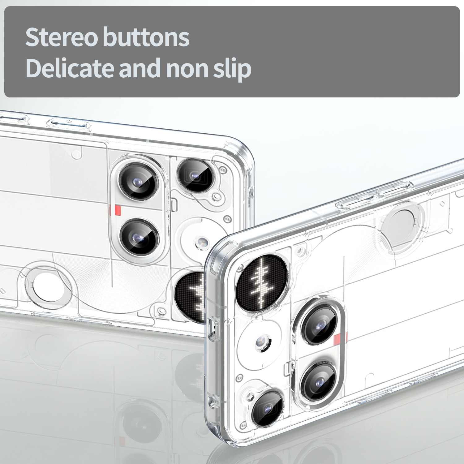 Hybridcover Nothing Phone 3 Gennemsigtig