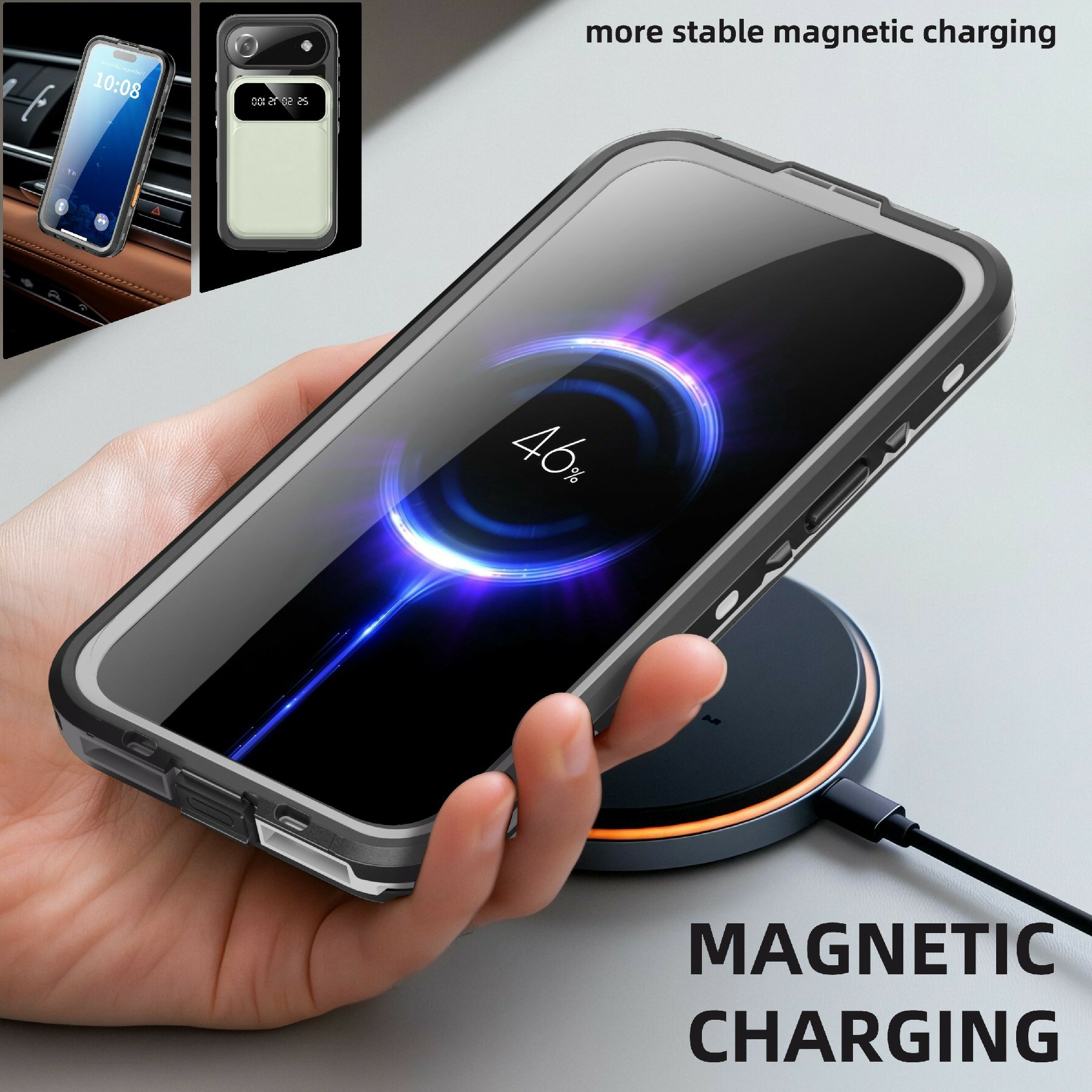 Vandtæt Cover iPhone 17 Air gennemsigtig