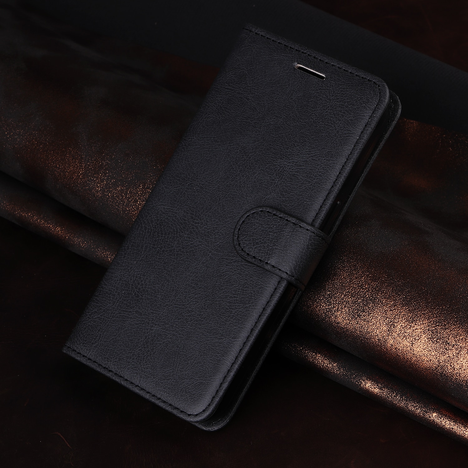 Tegnebogsetui Xiaomi Redmi 15C sort