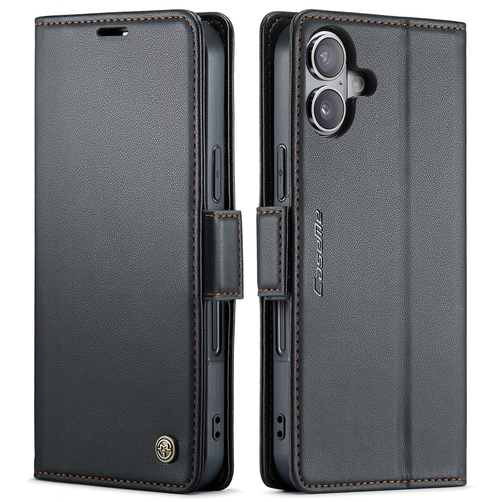 RFID blocking Slim Pung Etui iPhone 17 Sort