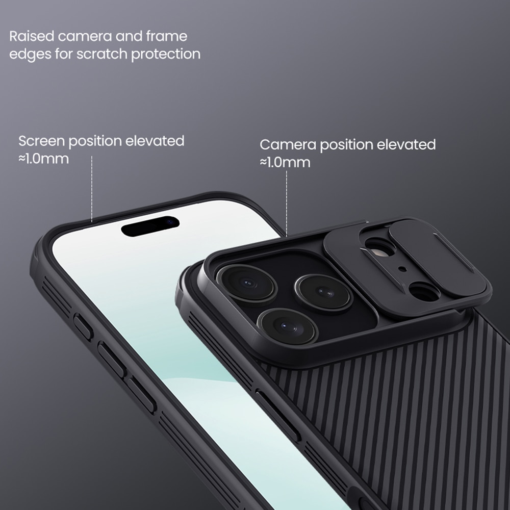 CamShield Cover iPhone 17 Pro Sort