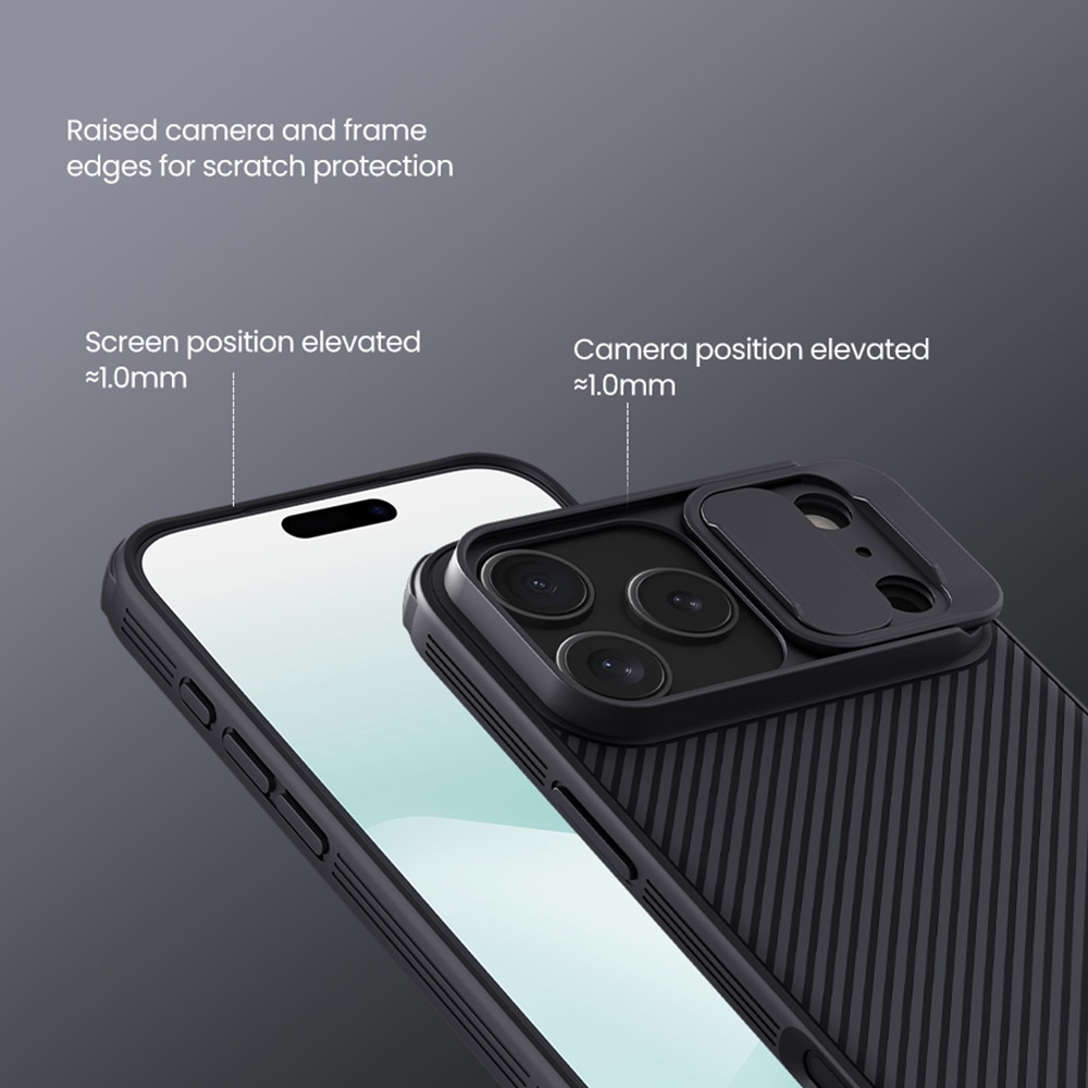 CamShield Cover iPhone 17 Pro Max Sort