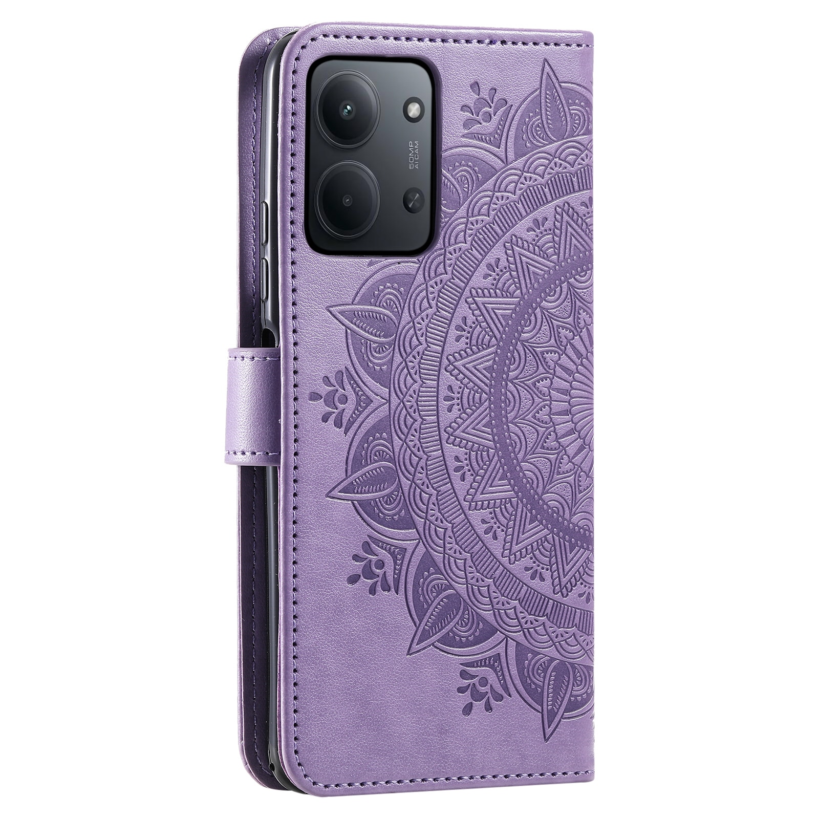 Læderetui Mandala Xiaomi Redmi 15C Lilla