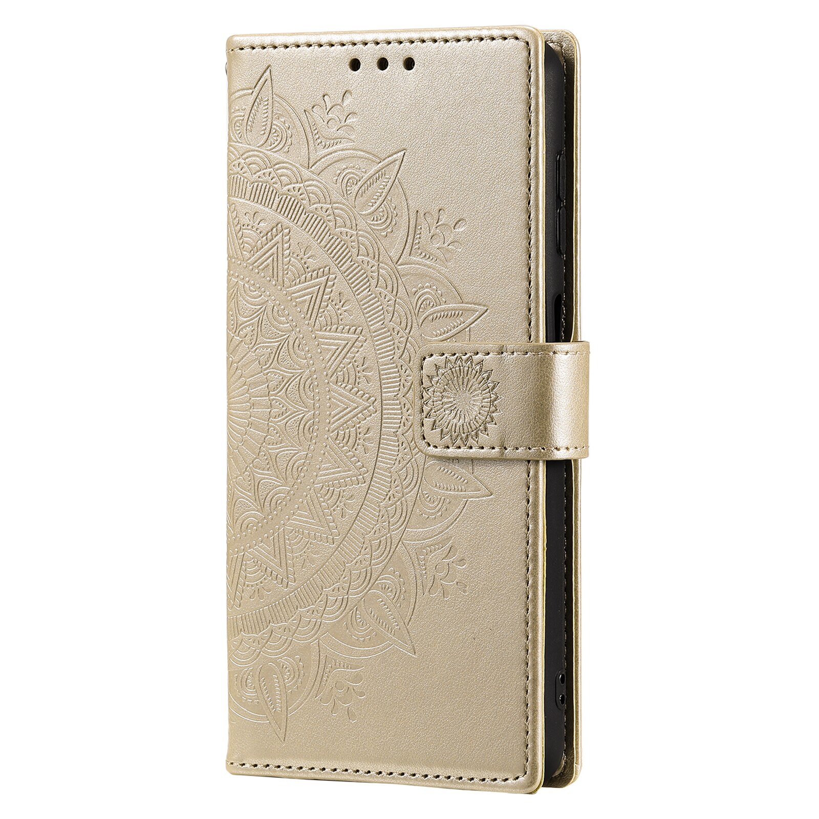 Læderetui Mandala Xiaomi Redmi 15C Guld
