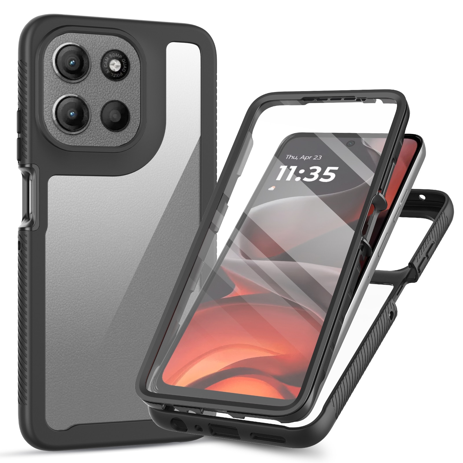 Full Protection Case Motorola Moto G56 Sort
