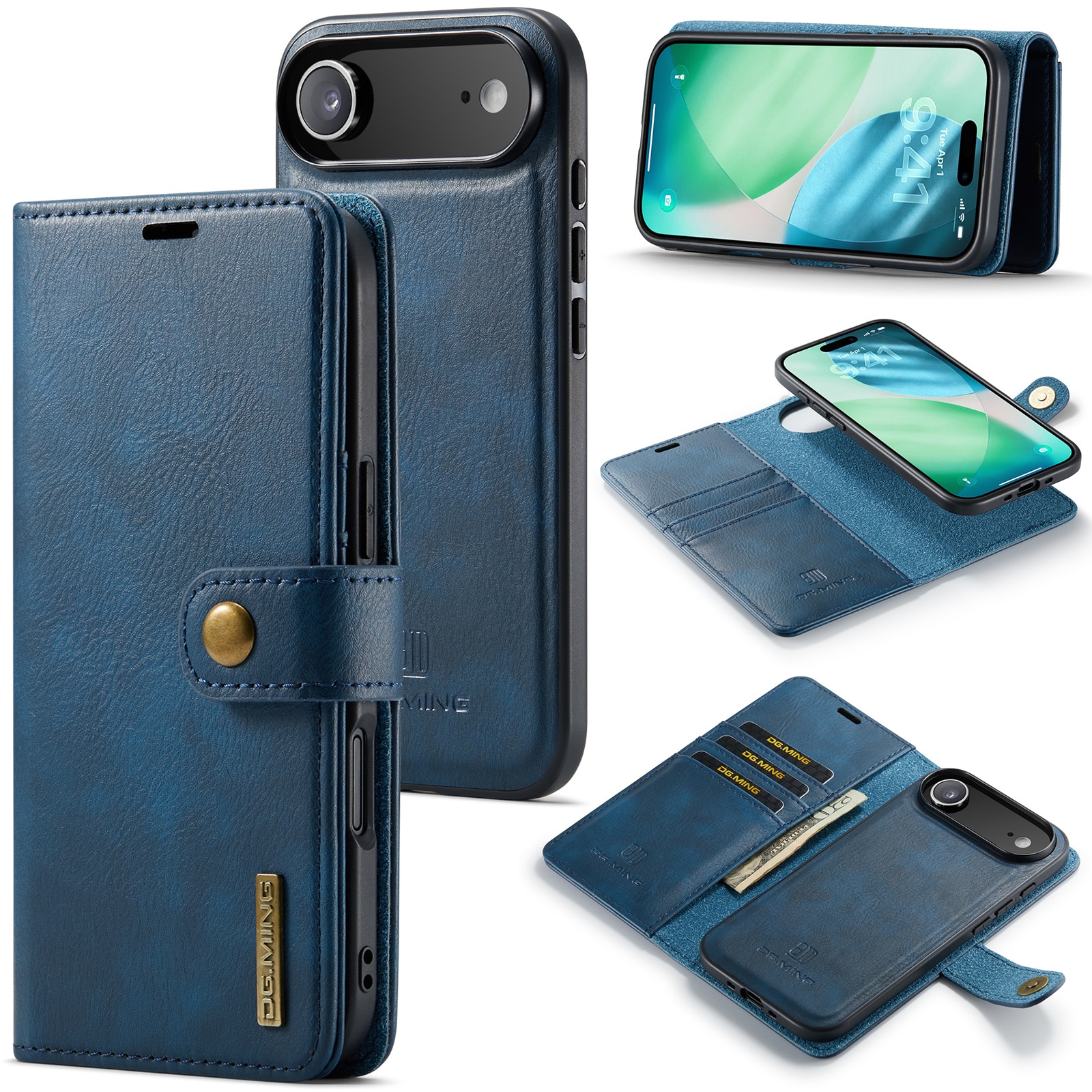 Magnet Wallet iPhone 17 Air Blue