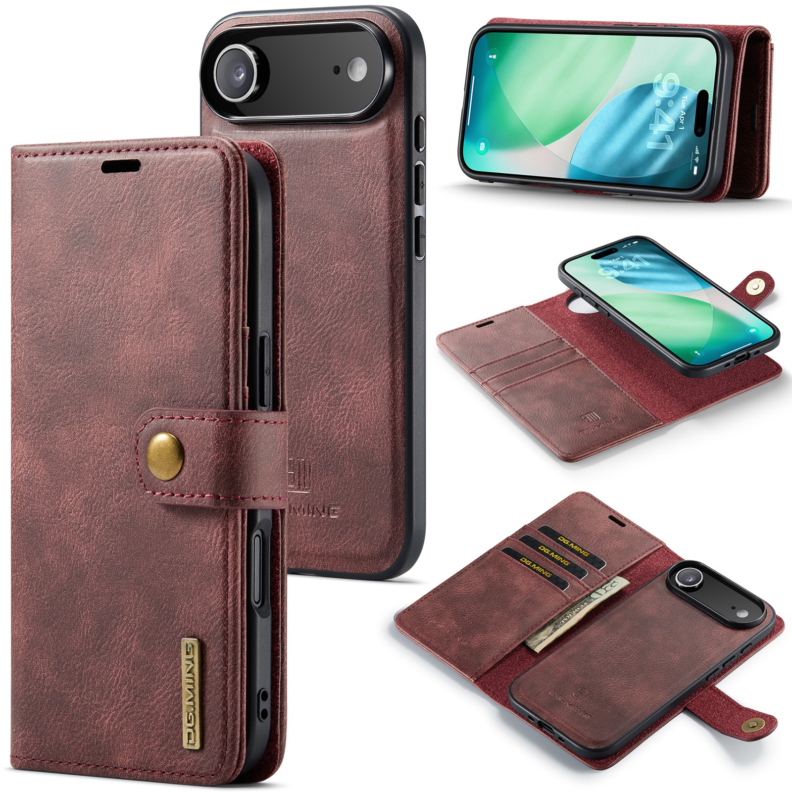 Magnet Wallet iPhone 17 Air Red