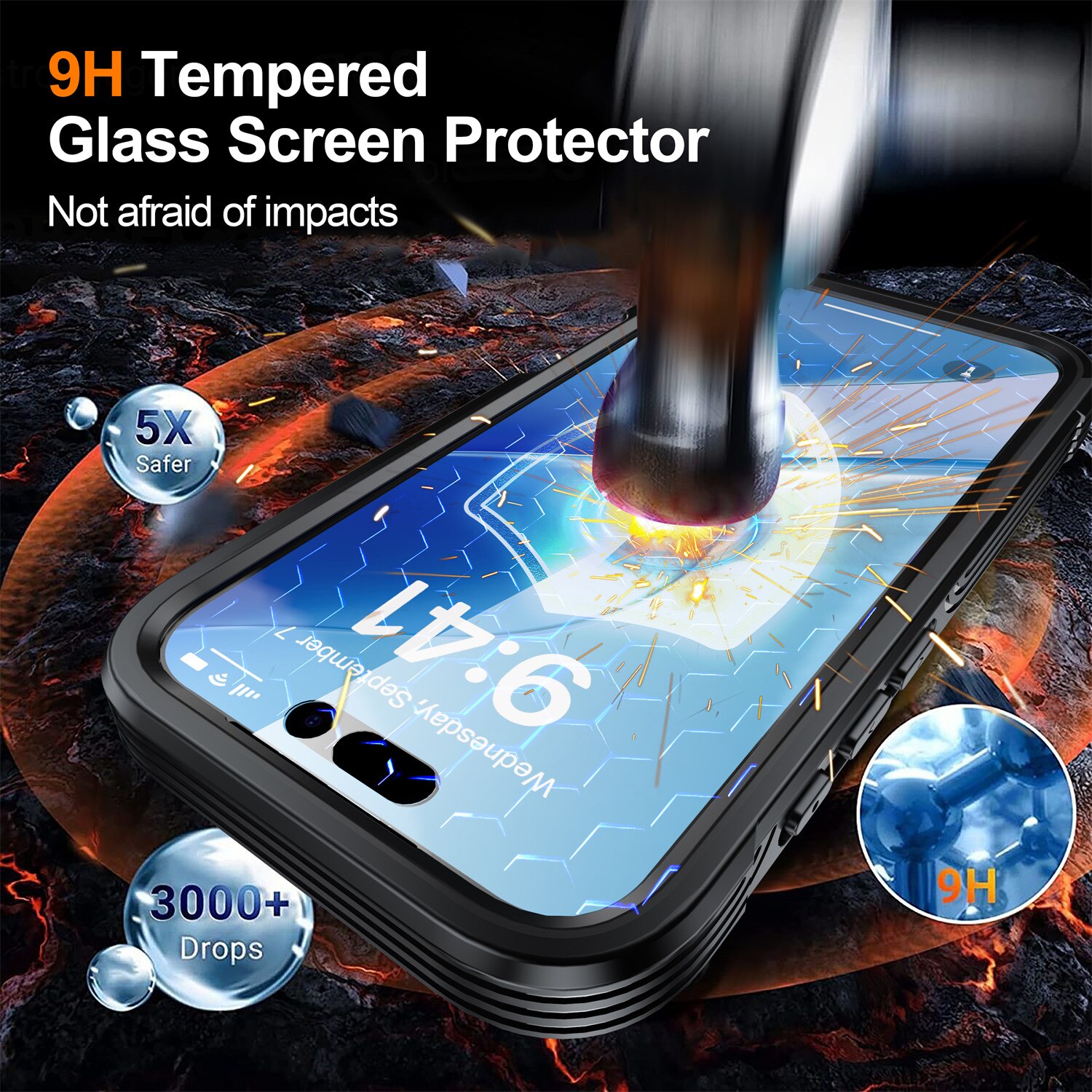 Premium Full Protection Case iPhone 17 Black