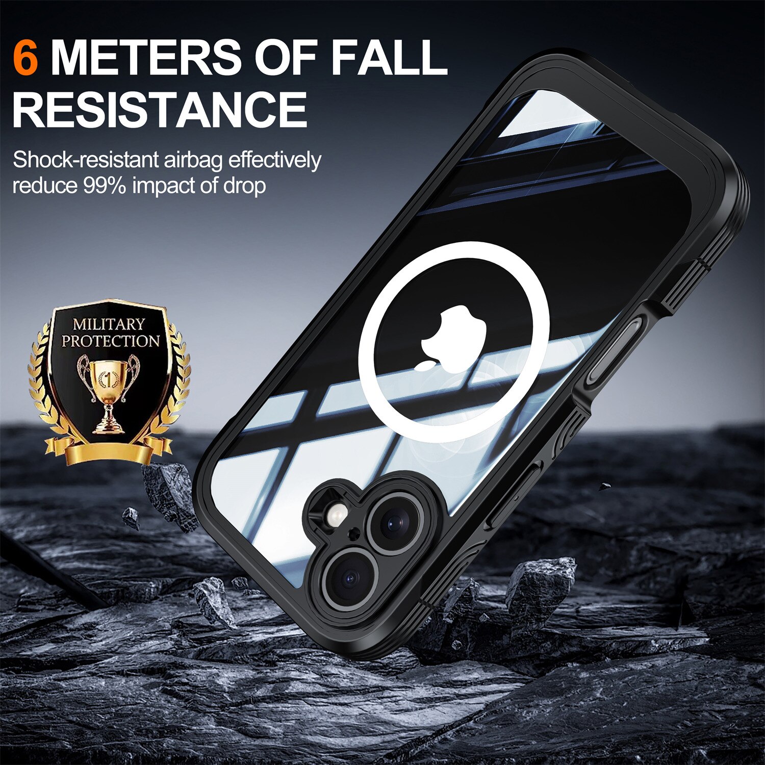 Premium Full Protection Case iPhone 17 Black