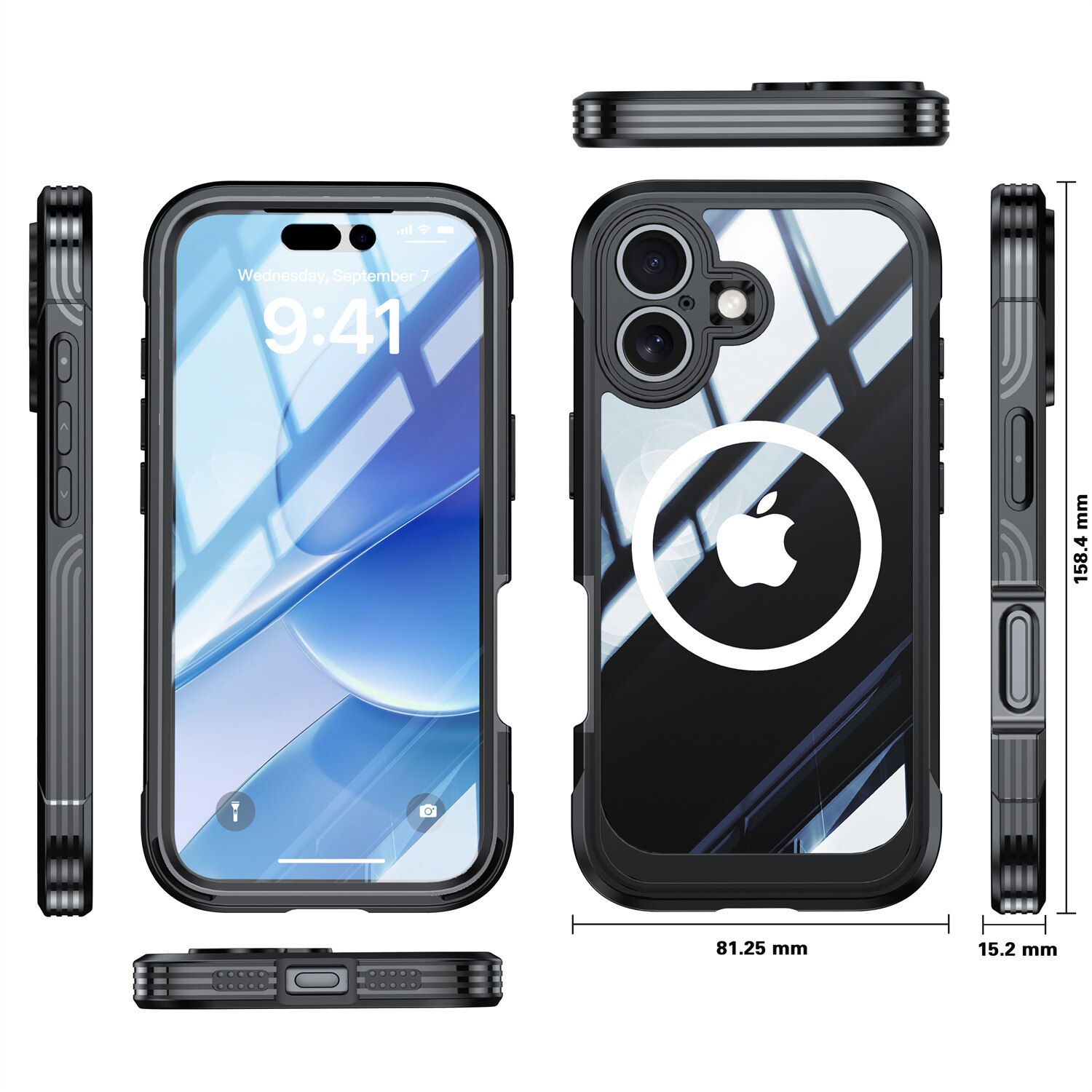 Premium Full Protection Case iPhone 17 Black