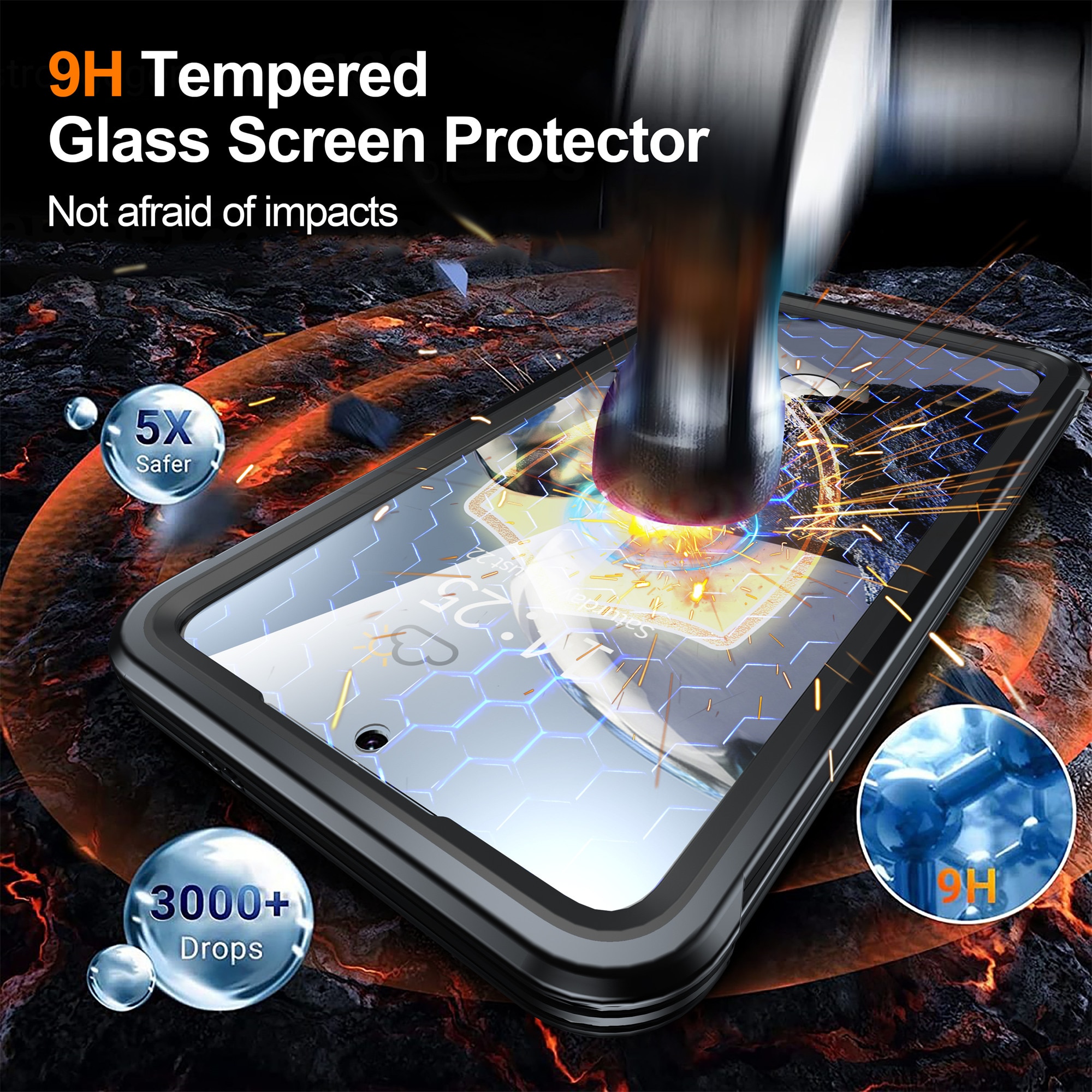 Premium Full Protection Case Samsung Galaxy S25 FE Black
