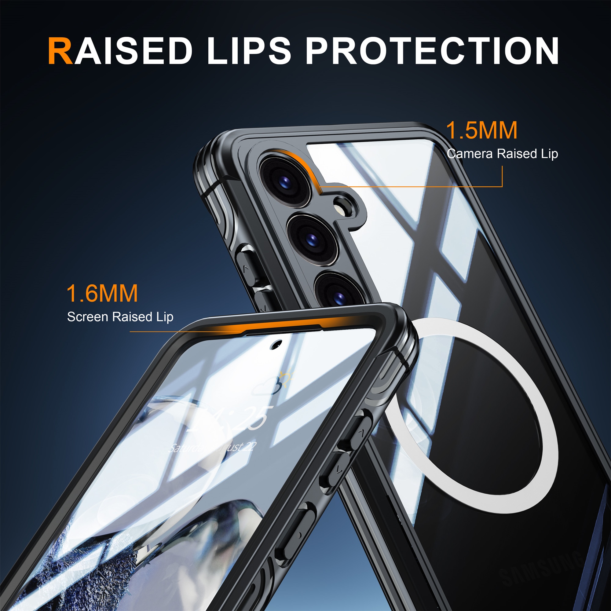 Premium Full Protection Case Samsung Galaxy S25 FE Black