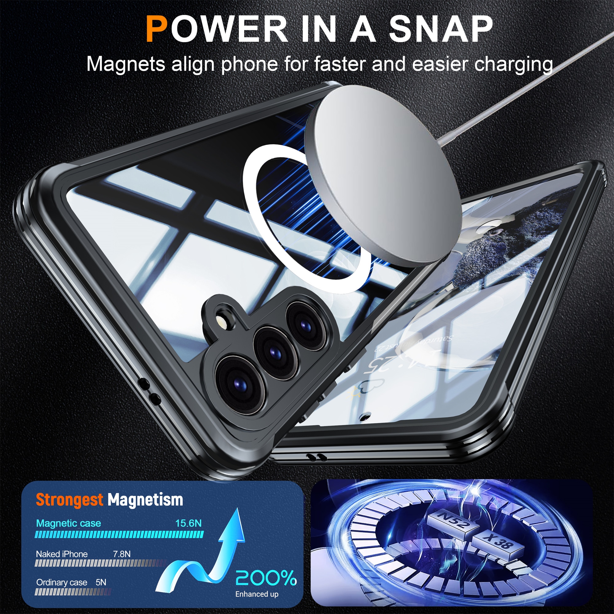 Premium Full Protection Case Samsung Galaxy S25 FE Black