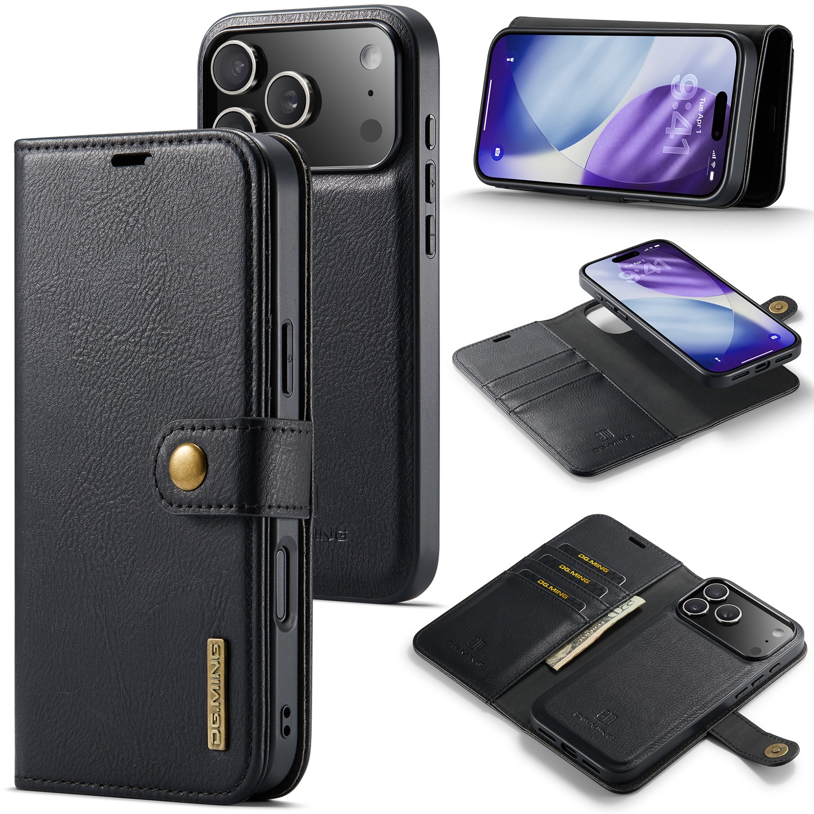 Magnet Wallet iPhone 17 Pro Black