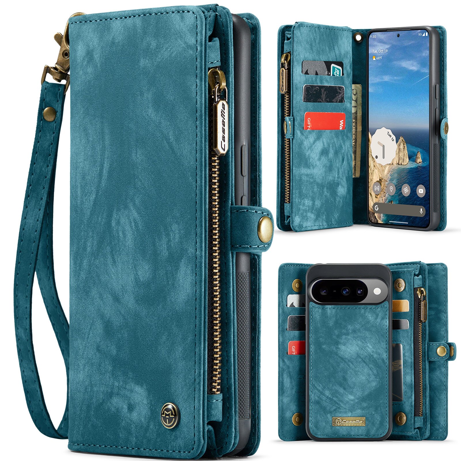 Multi-slot Mobiltaske Google Pixel 10 Pro Blå