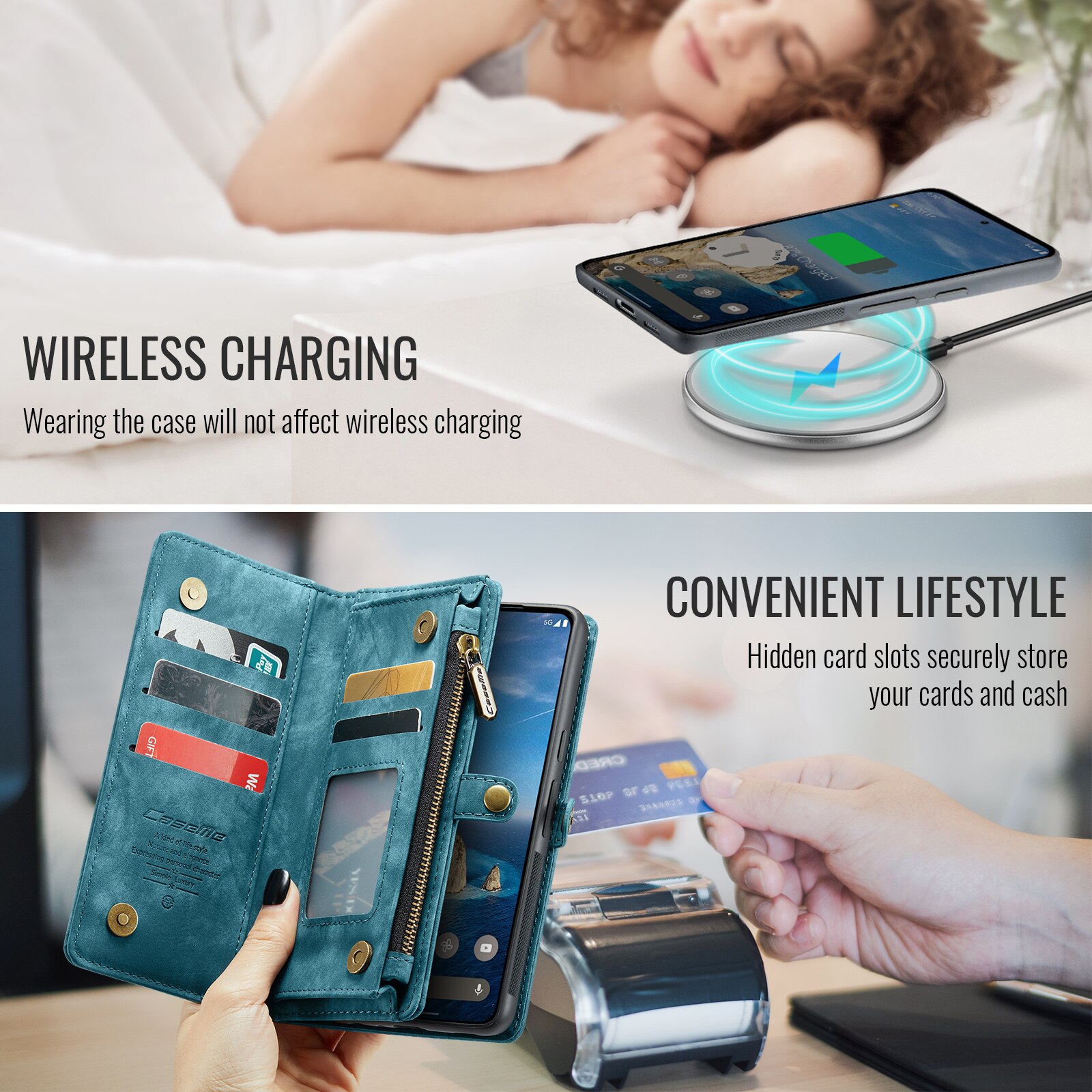 Multi-slot Mobiltaske Google Pixel 10 Pro Blå