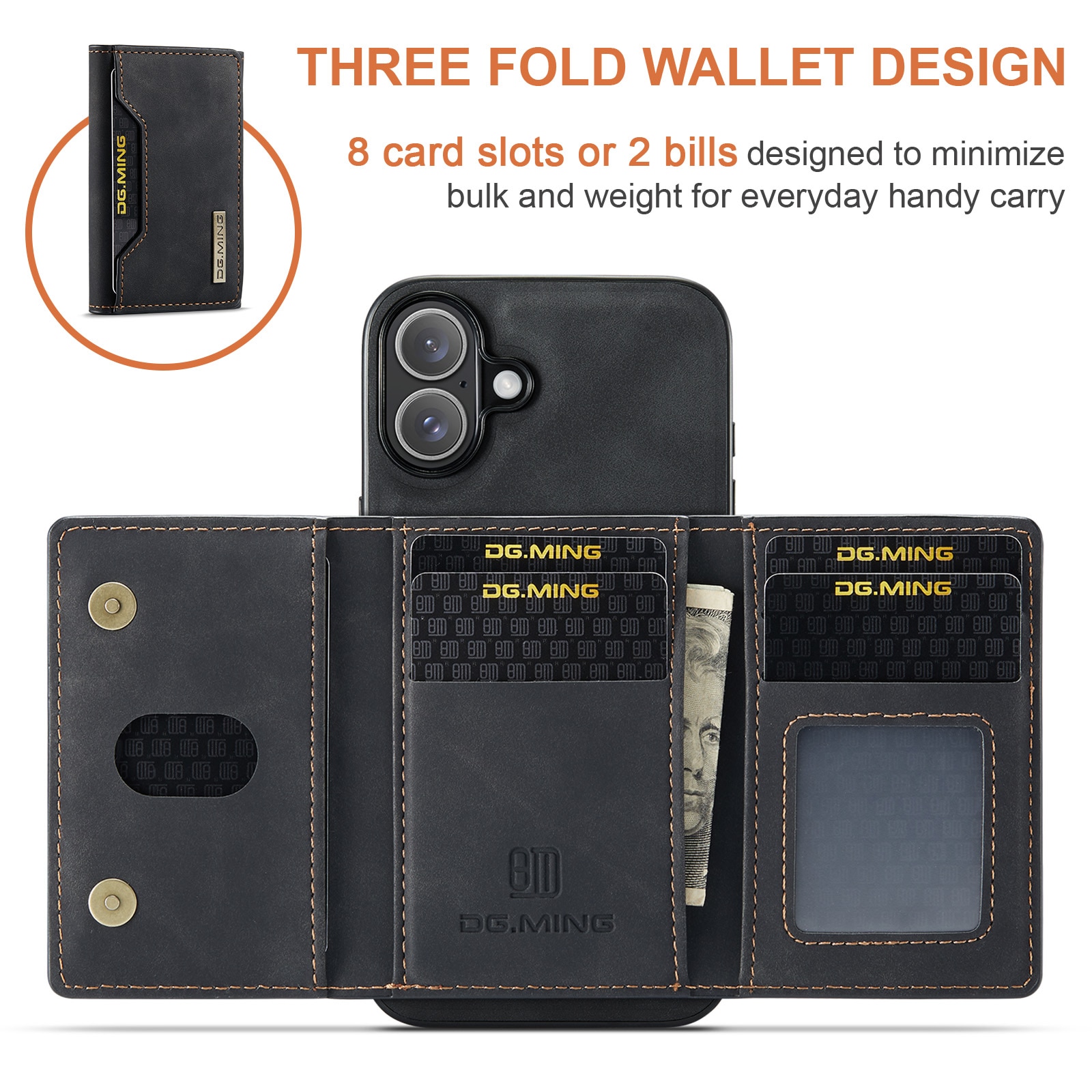 Magnetic Card Slot Case iPhone 17 Sort
