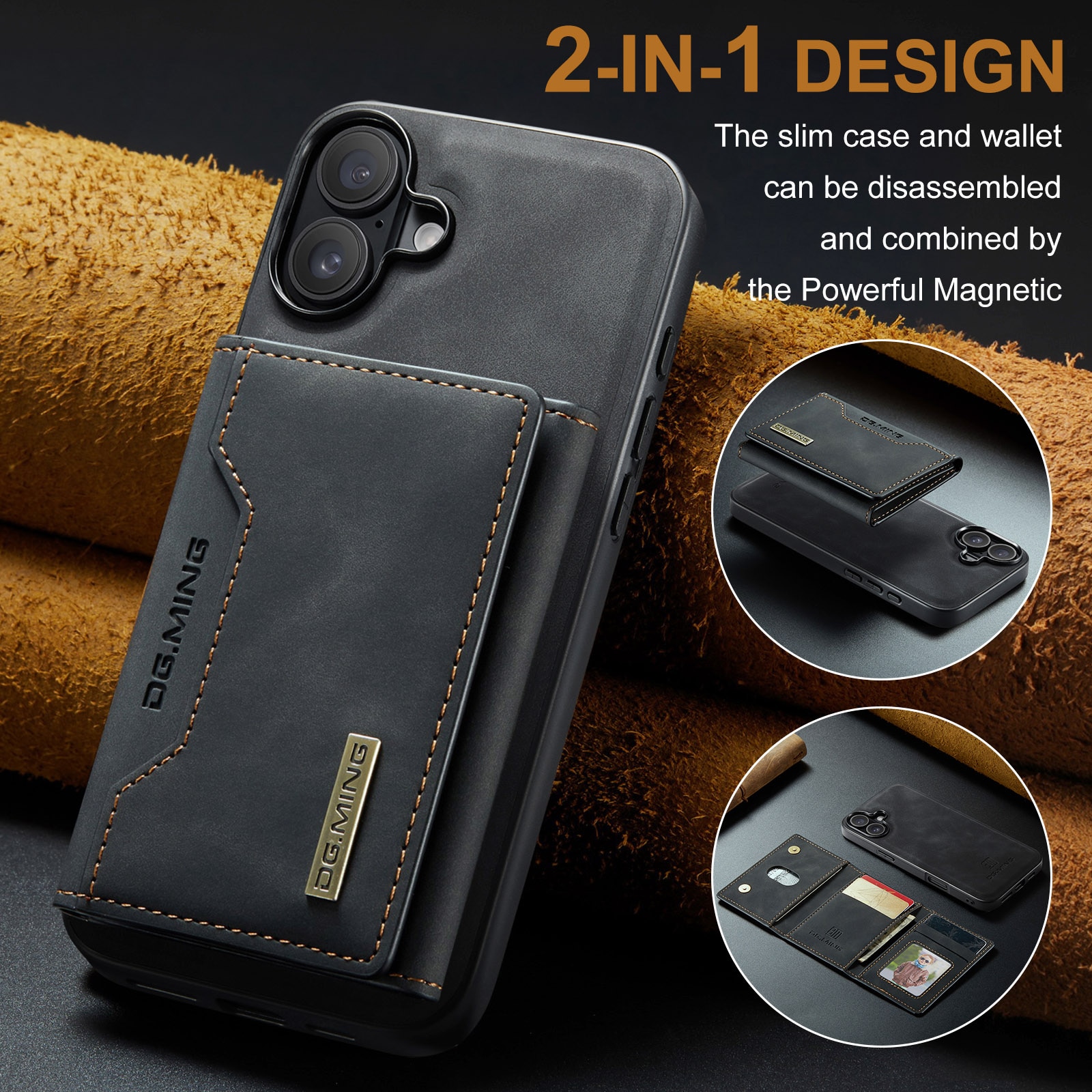 Magnetic Card Slot Case iPhone 17 Sort