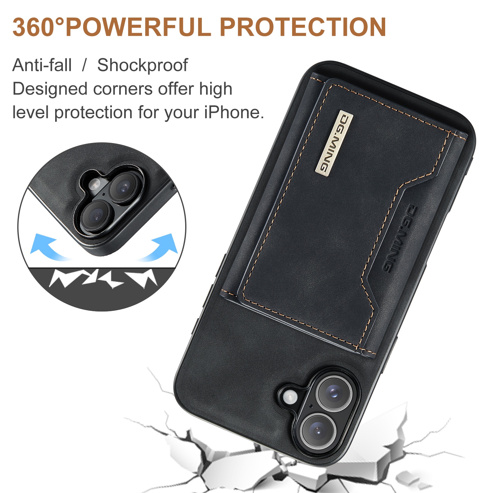 Magnetic Card Slot Case iPhone 17 Sort