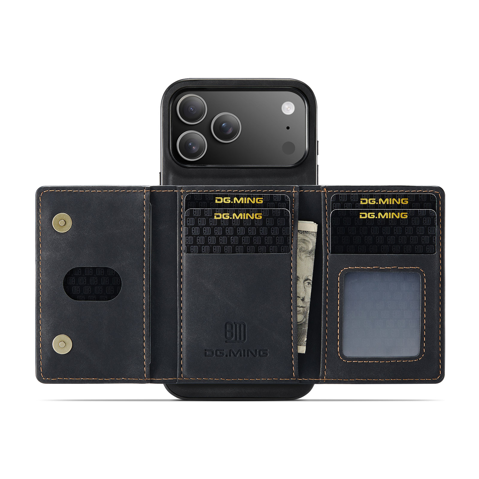 Magnetic Card Slot Case iPhone 17 Pro Sort