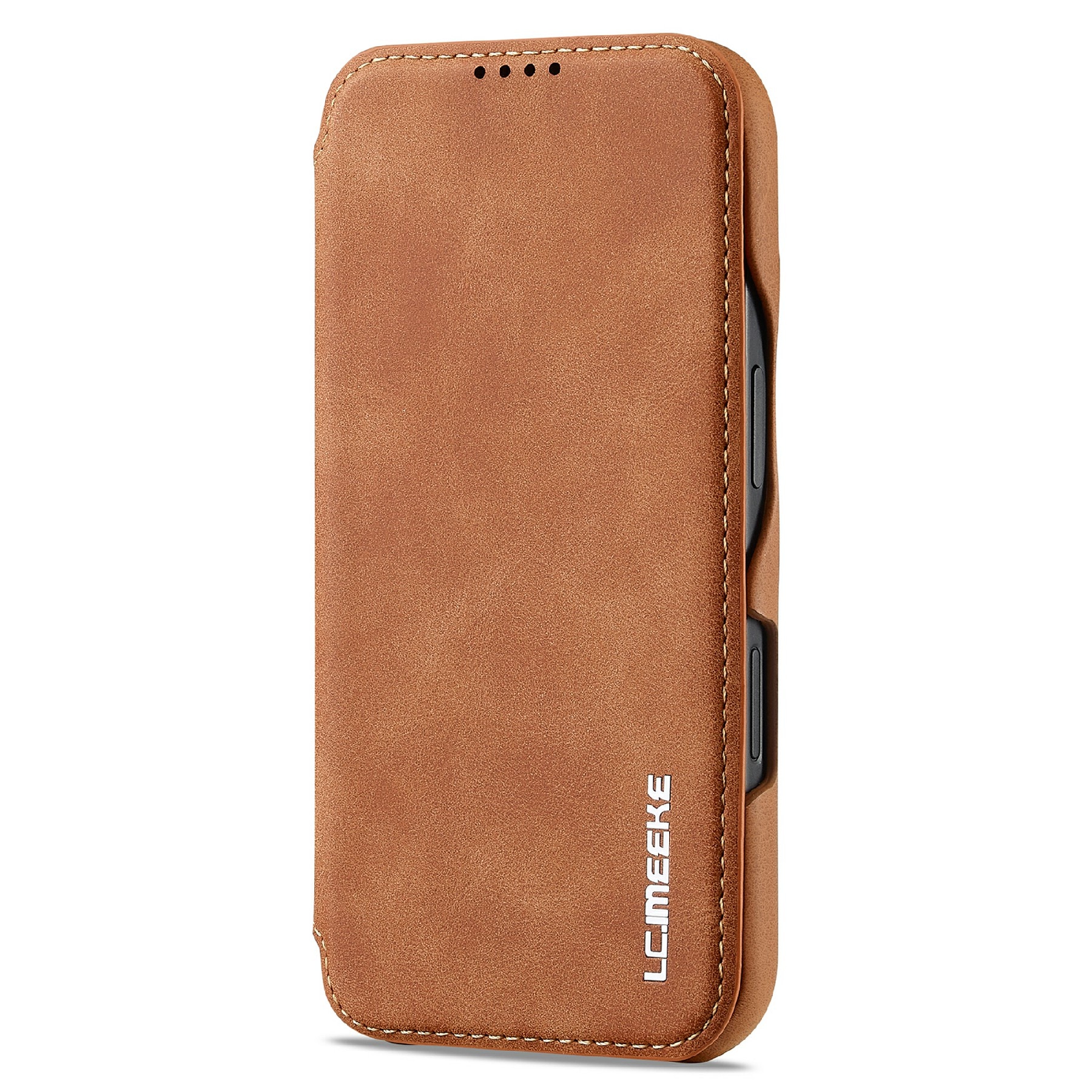 Slim Tegnebogsetui iPhone 17 Cognac