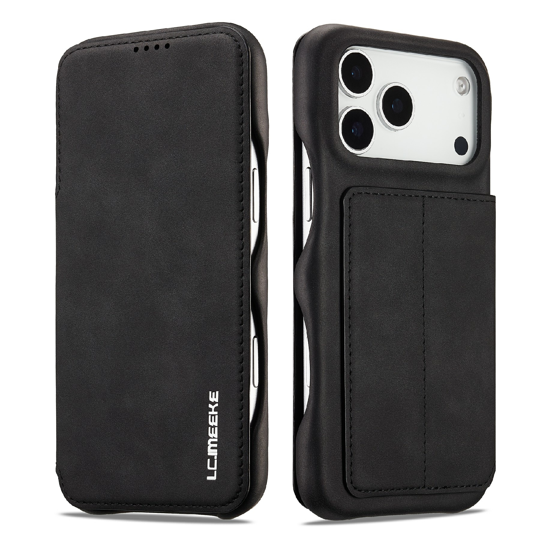 Slim Tegnebogsetui iPhone 17 Pro Max Sort