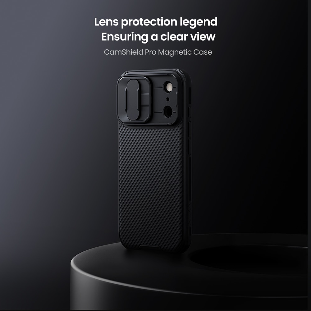 CamShield Cover MagSafe iPhone 17 Pro Sort