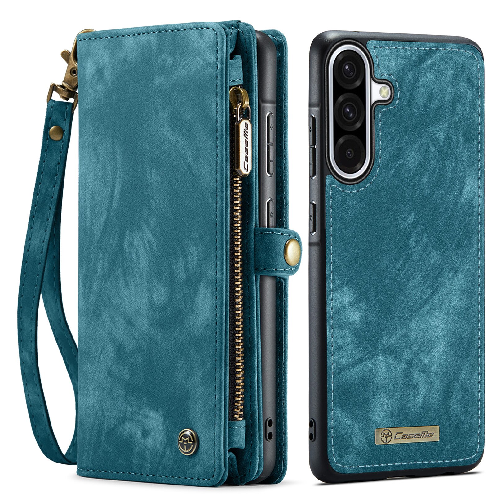 Multi-slot Mobiltaske Samsung Galaxy A17 Blå