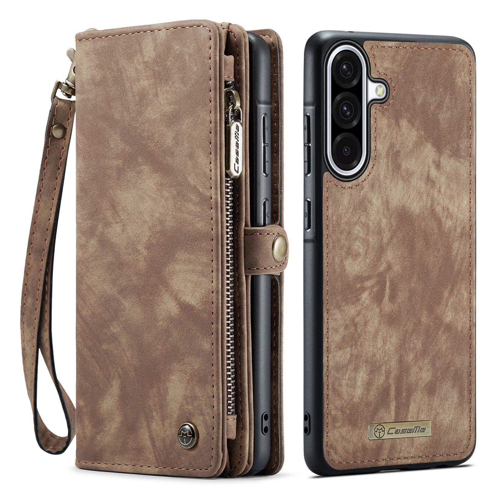 Multi-slot Mobiltaske Samsung Galaxy A17 Brun