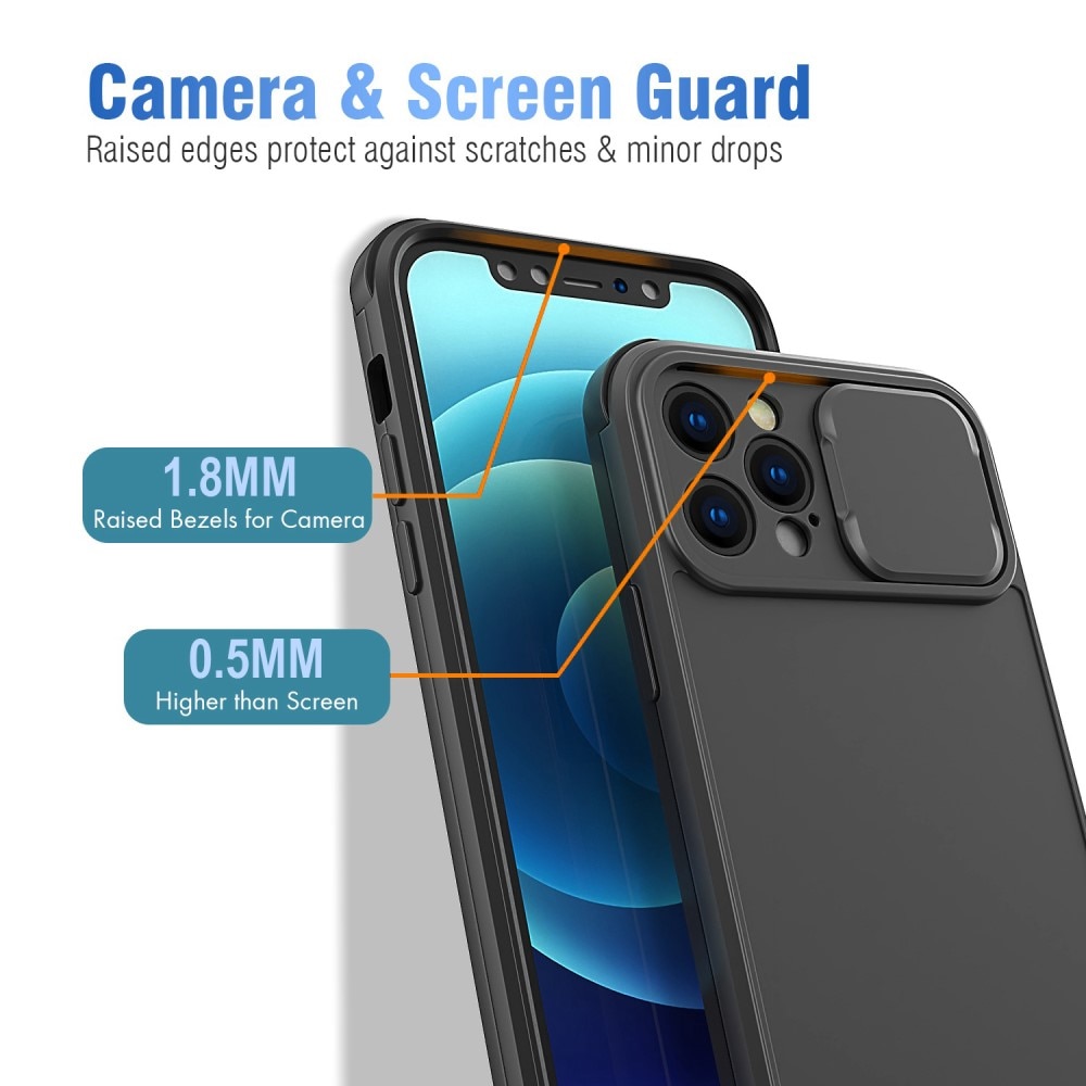 Cover kamerabeskyttelse iPhone 14 Pro sort