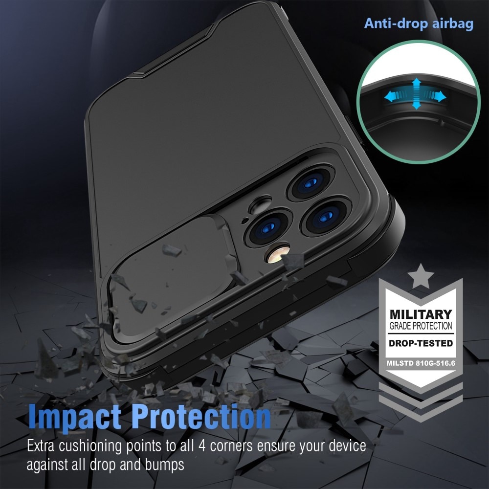 Cover kamerabeskyttelse iPhone 14 Pro sort