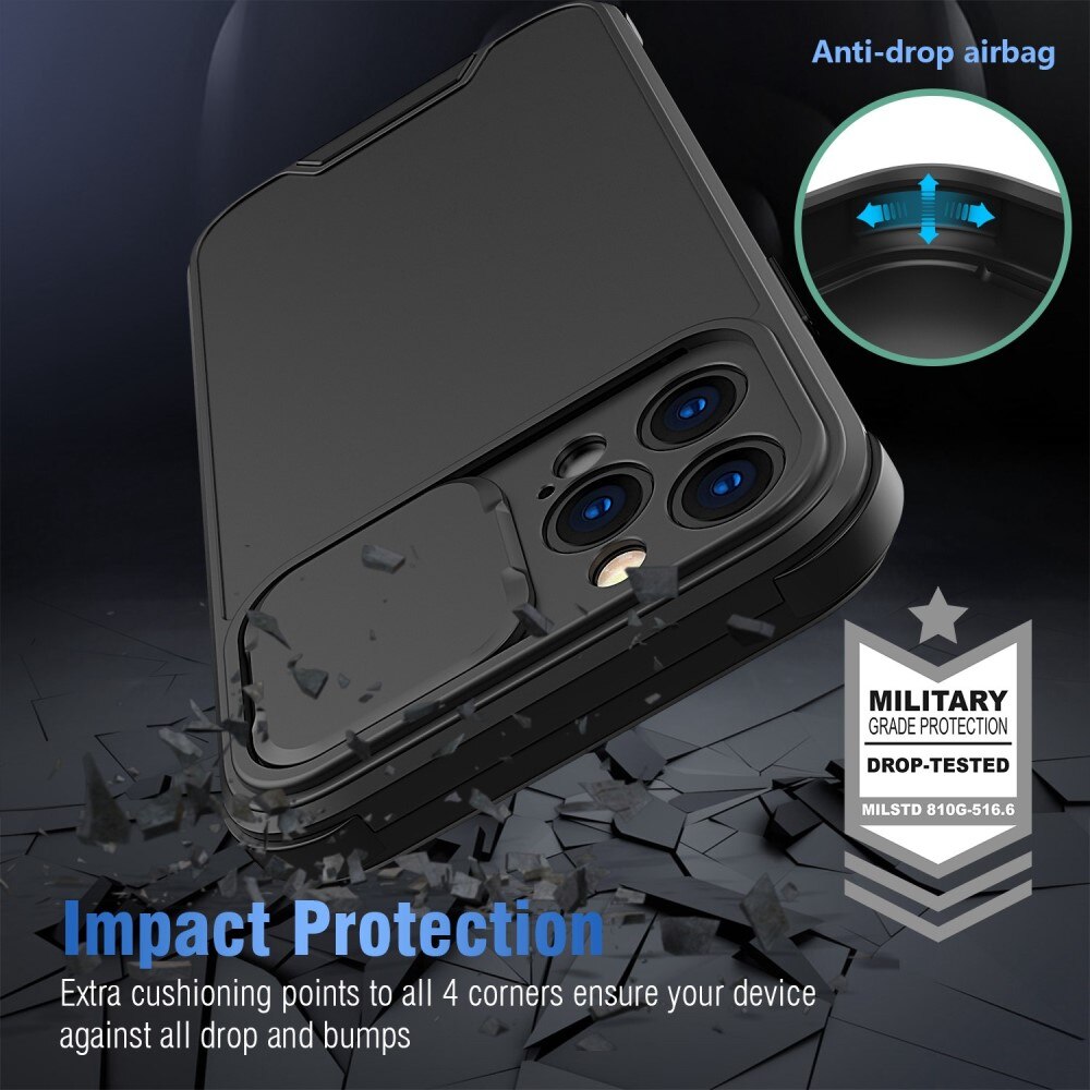 Cover kamerabeskyttelse iPhone 14 Pro Max sort