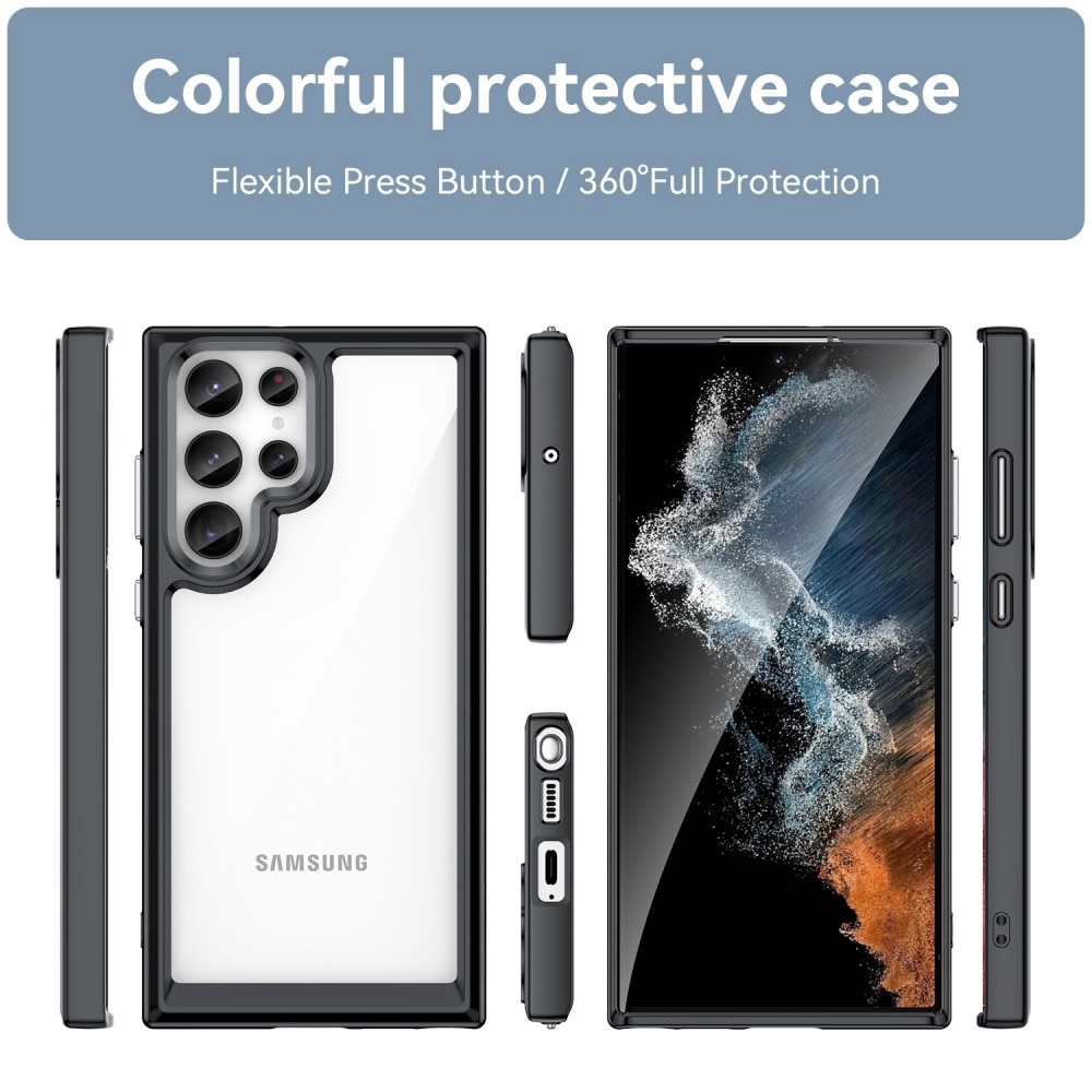 Crystal Hybrid Case Samsung Galaxy S23 Ultra sort