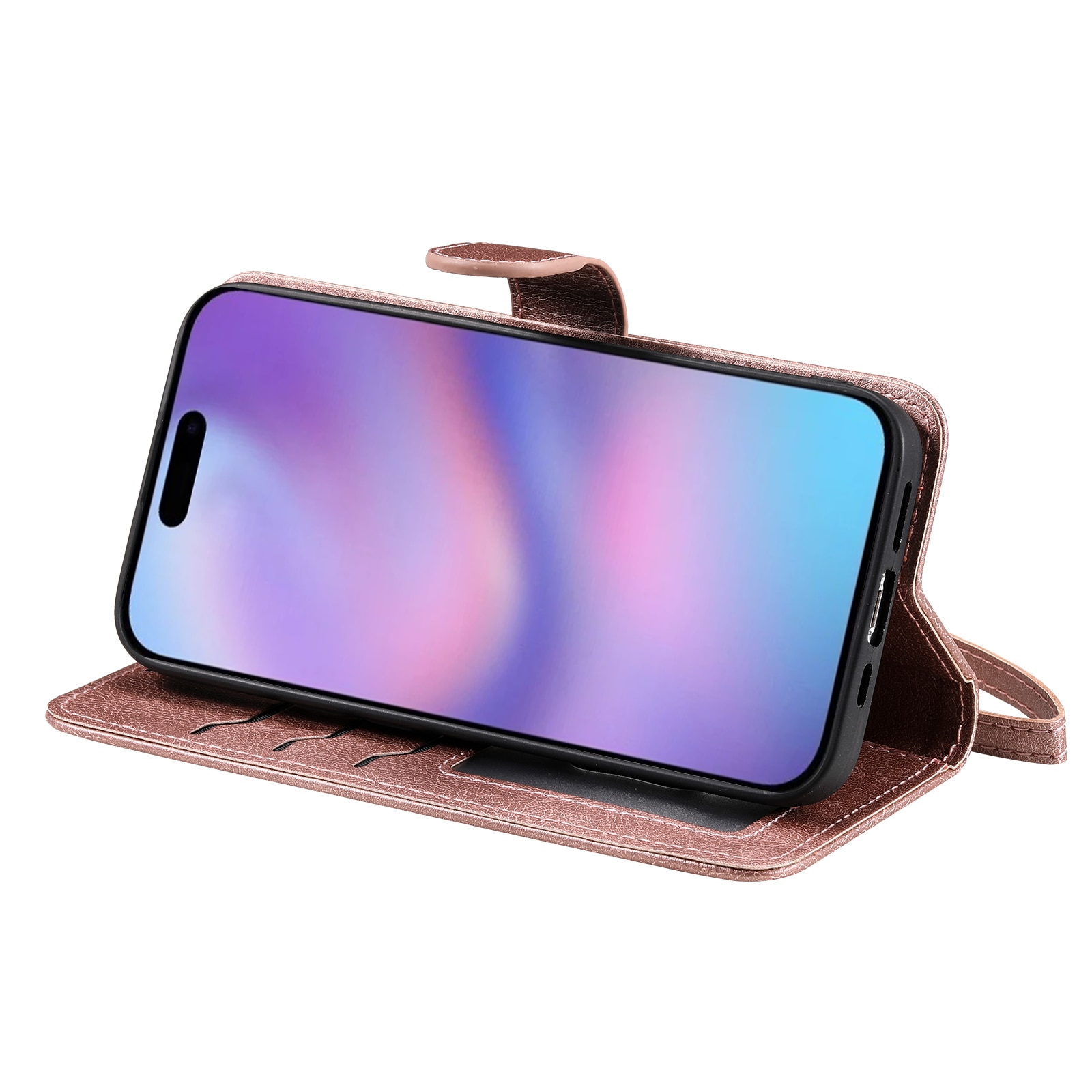Magnetisk Wallet iPhone 17 Lyserød