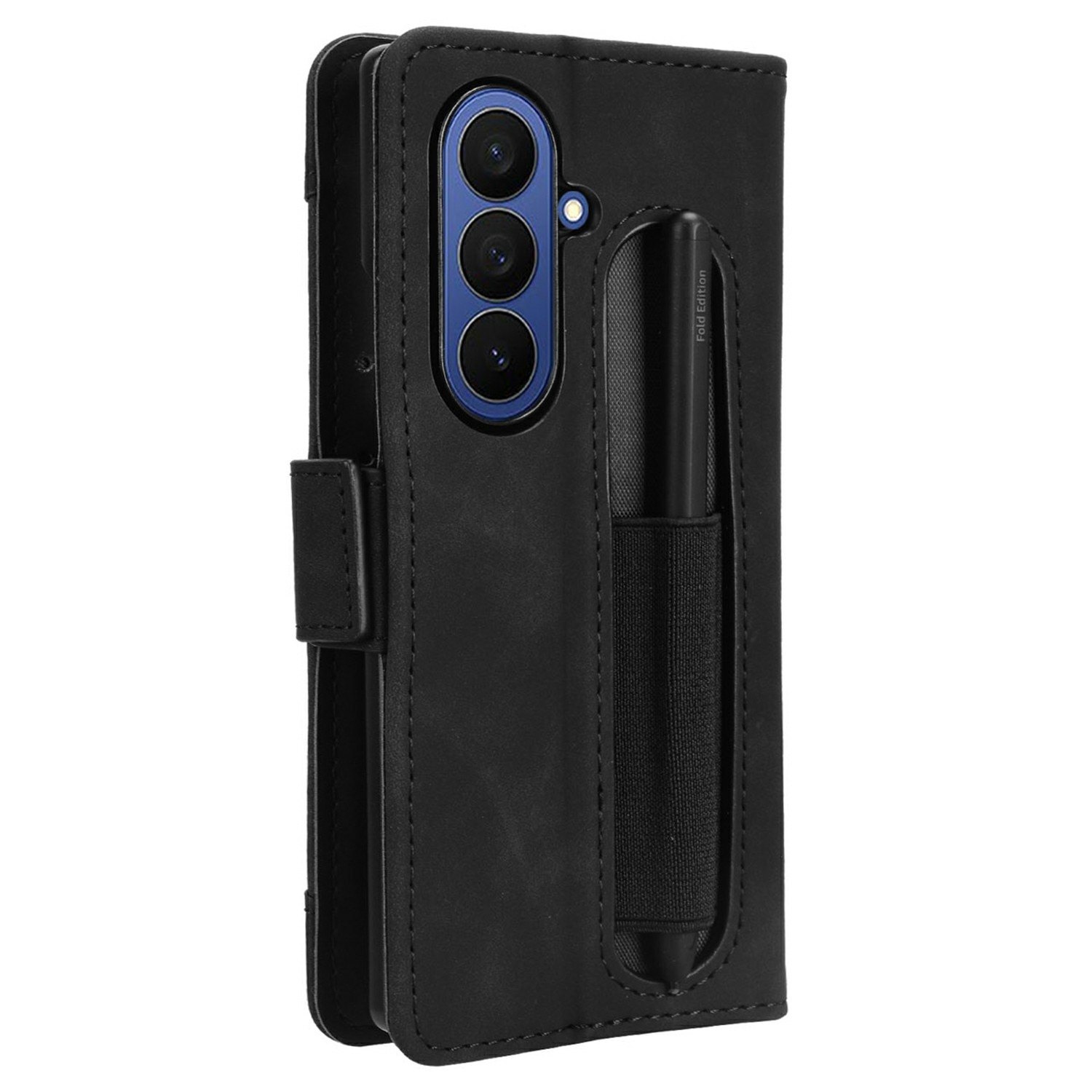 Multi Tegnebogsetui med Pencil-holder Samsung Galaxy Z Fold 7 sort