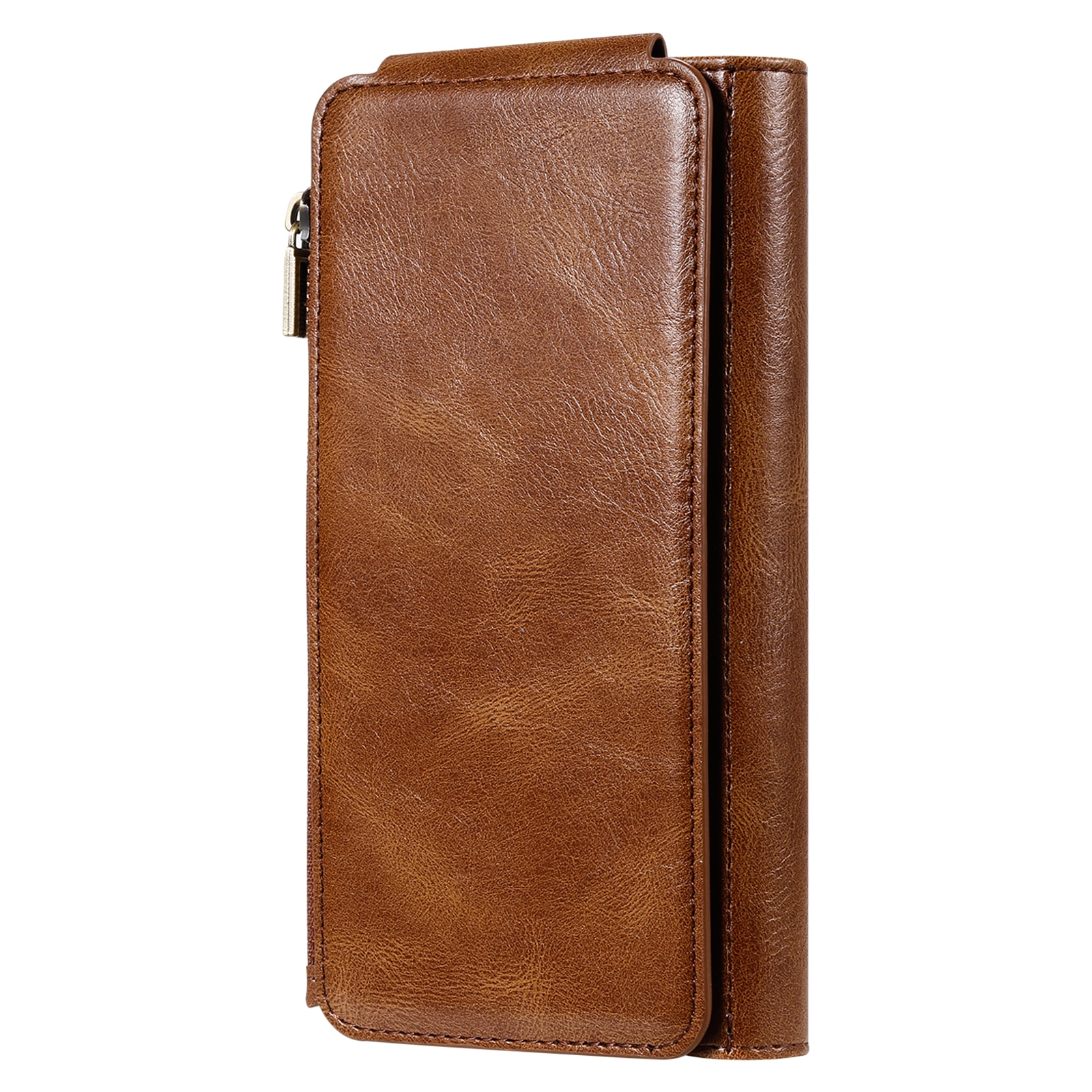 Magnet Leather Multi-Wallet iPhone 17 Pro Max Brun