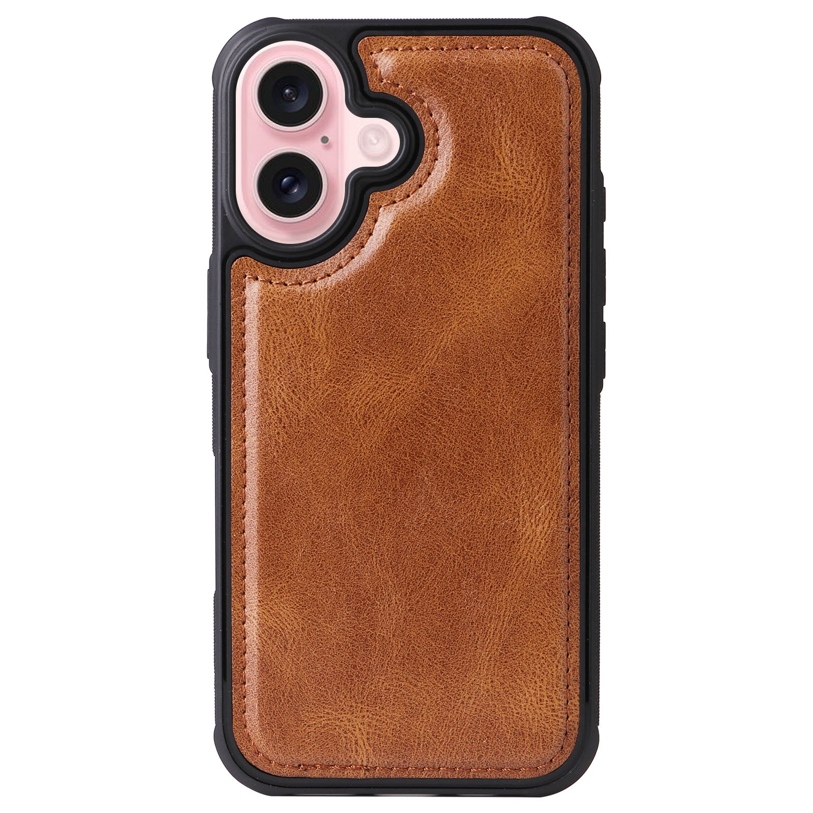 Magnet Leather Multi-Wallet iPhone 17 Brun