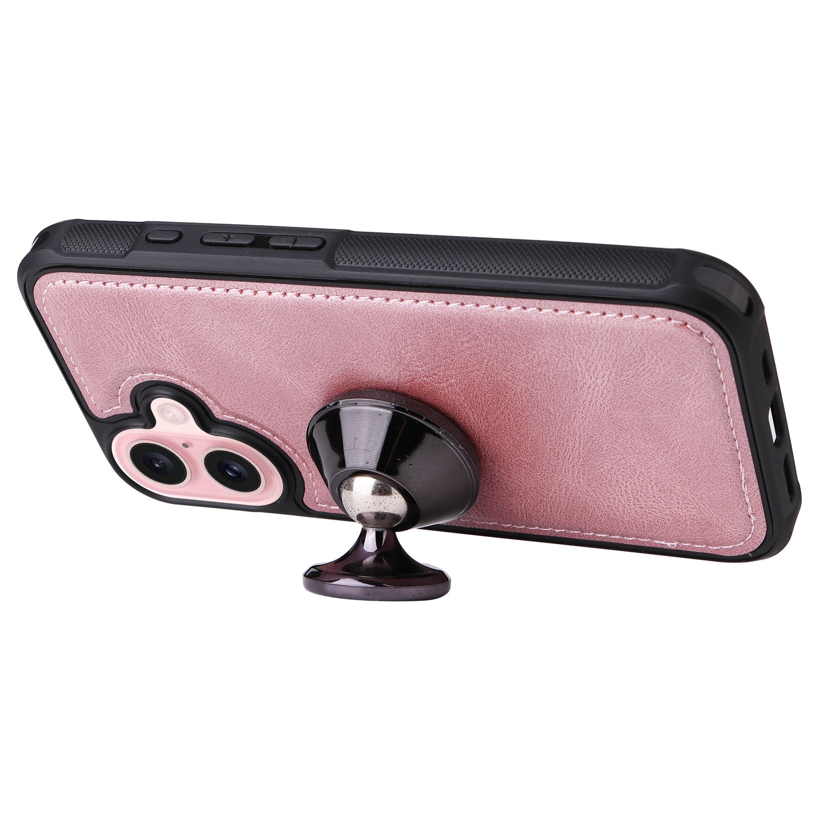 Magnet Leather Multi-Wallet iPhone 17 Lyserød