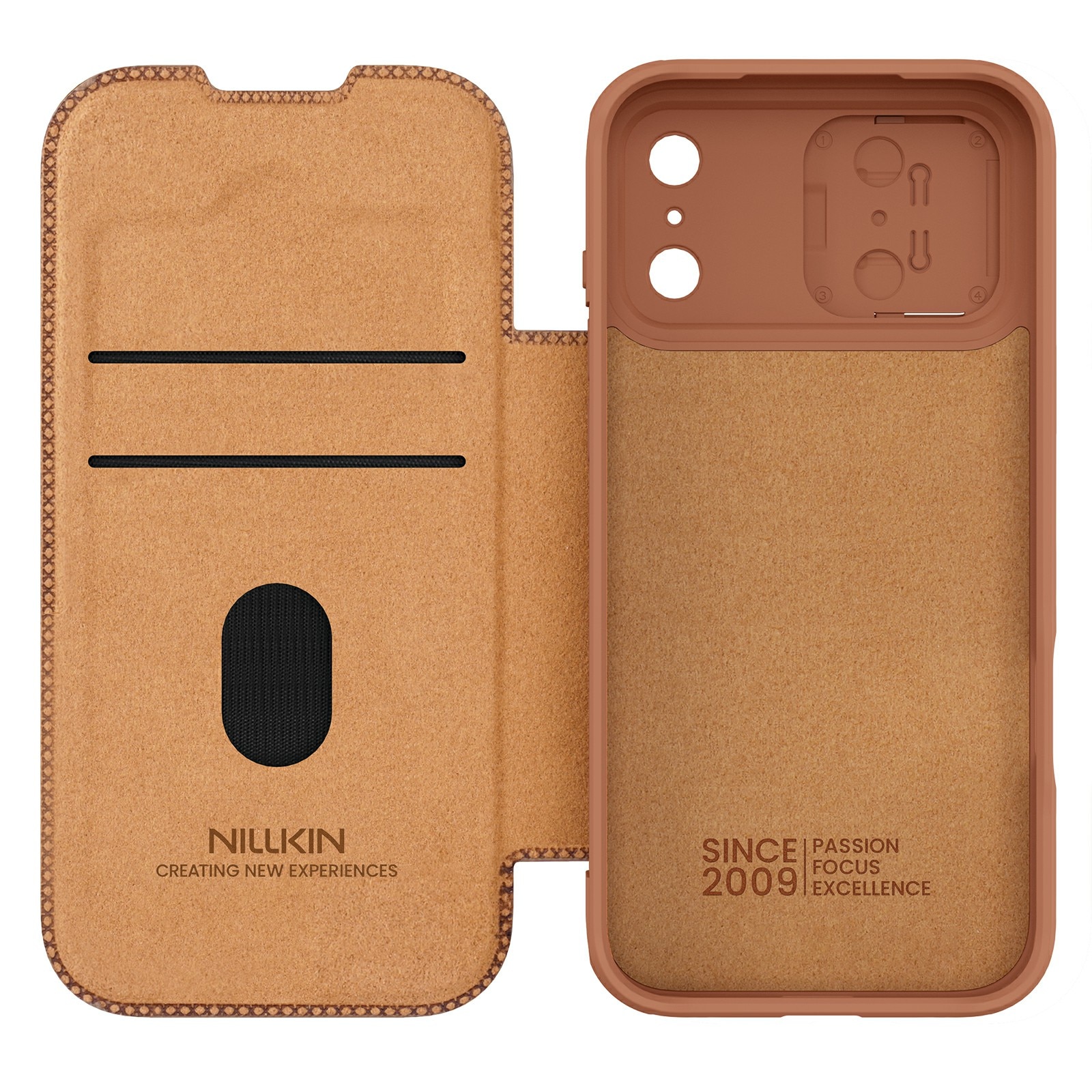 Qin Pro CamShield iPhone 17 Pro Max Brun