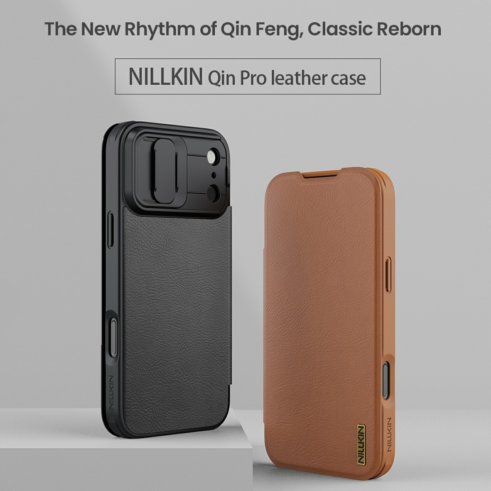 Qin Pro CamShield iPhone 17 Pro Max Brun