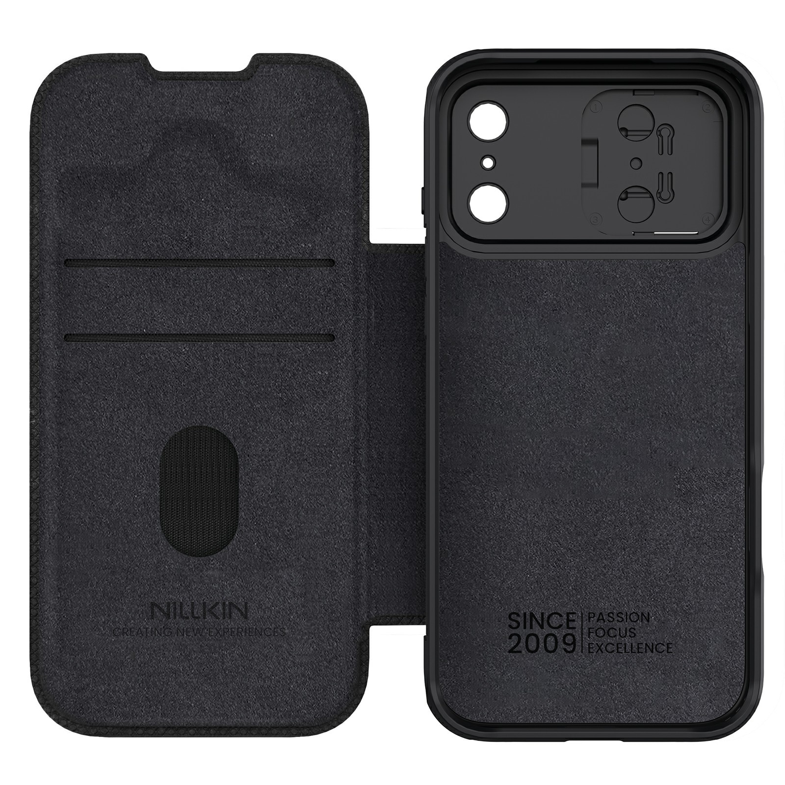 Qin Pro CamShield iPhone 17 Pro Max Sort