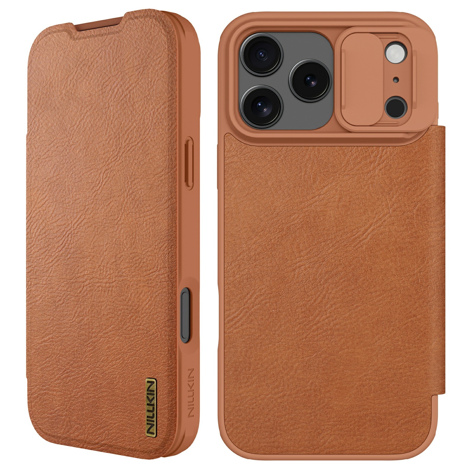 Qin Pro CamShield iPhone 17 Pro Brun