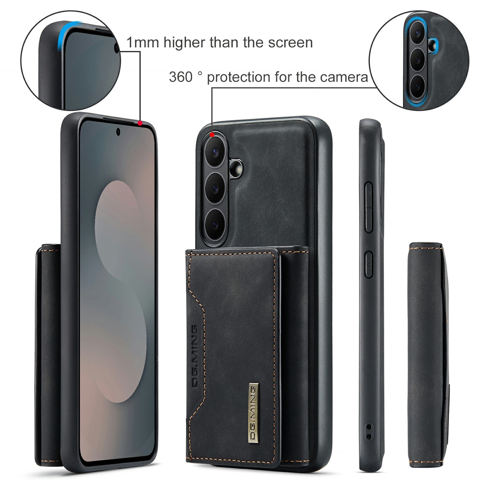 Magnetic Card Slot Case Samsung Galaxy S25 FE Sort