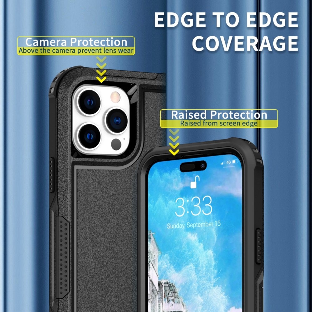 Extra Full Cover Case iPhone 14 Pro sort