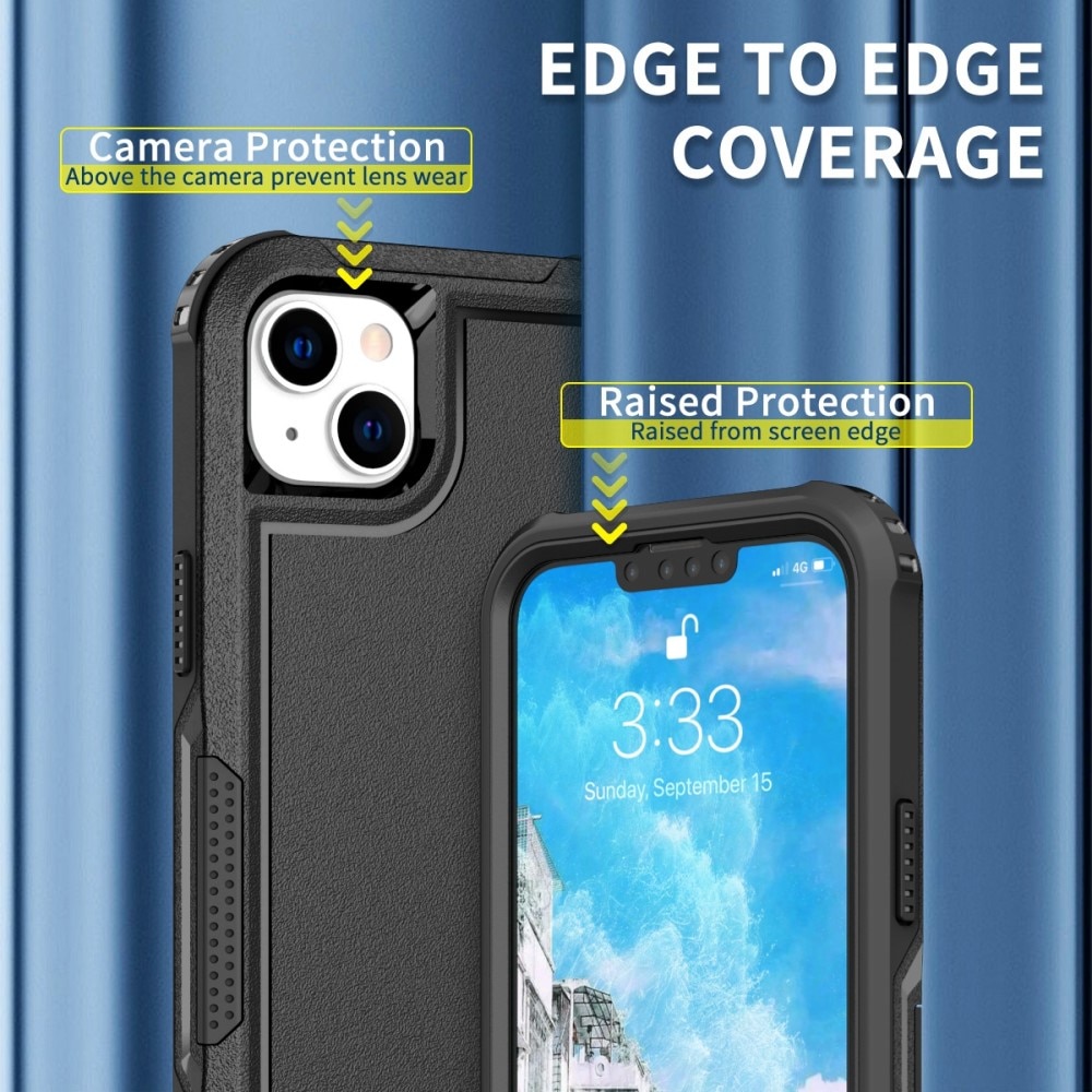 Extra Full Cover Case iPhone 14 sort